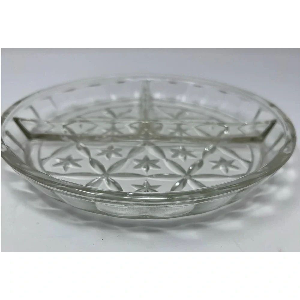 Clear‎ Star 3 Divider Plate 7 1/4